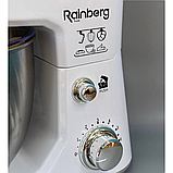 Комбайн Rainberg 3200W Міксер Тістоміс з металевою чашею для тіста 5л Комбайн міксер тістоміс, фото 7