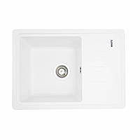 Гранитная мойка для кухни (Platinum) 6243 LIANA матовая Белоснежная (SP000046825)