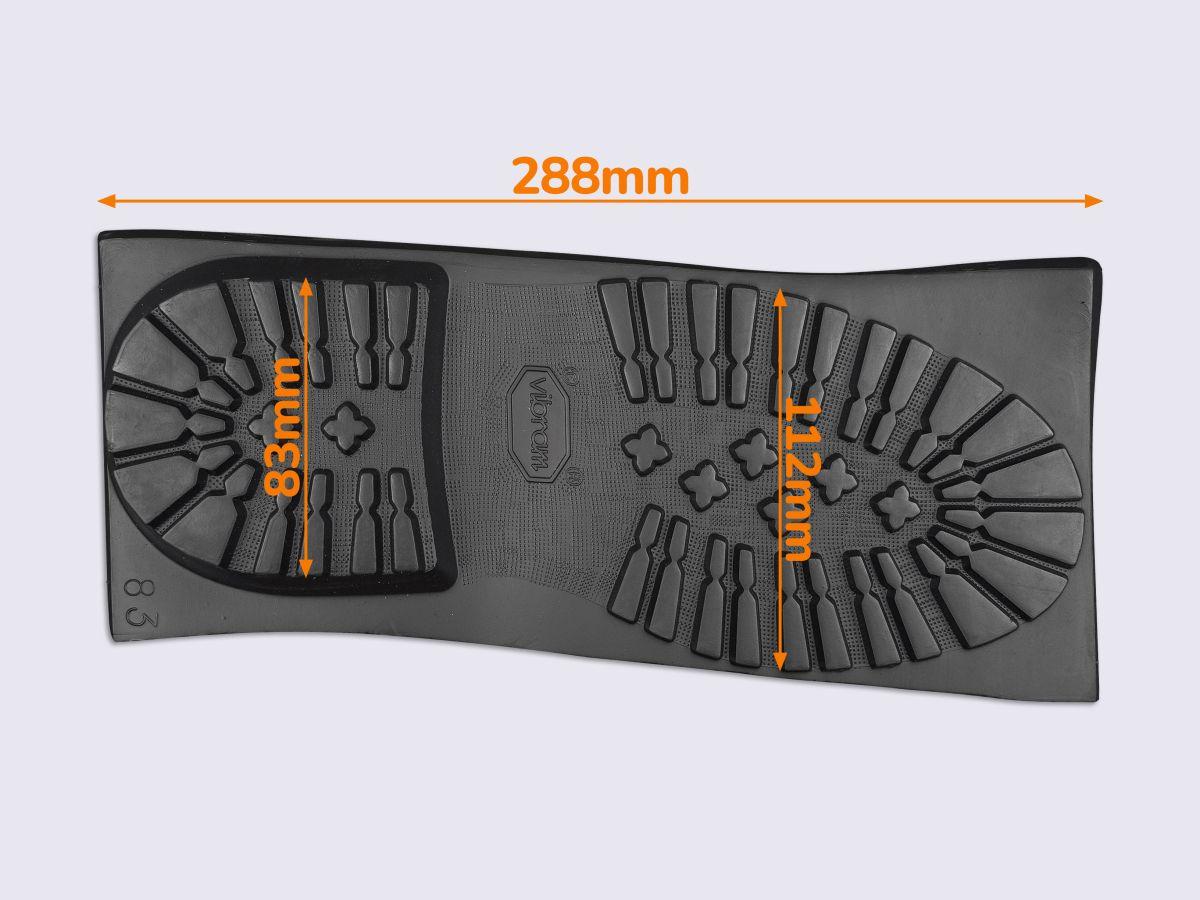 BETULLA (8303) чорна, р. 35-38 підошва Vibram