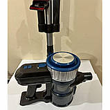 Акумуляторний Ручний пилосос Crownberg 2500 Вт з турбощіткою та Hepa фільтром Пилосос із циклонним фільтром, фото 5