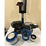 Акумуляторний Ручний пилосос Crownberg 2500 Вт з турбощіткою та Hepa фільтром Пилосос із циклонним фільтром, фото 8