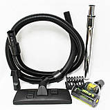 Колбовий пилосос з турбощіткою Crownberg  2600 Вт Пилосос контейнерний без мішка з 4 ступінчастою фільтрацією, фото 4