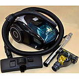 Колбовий пилосос з турбощіткою Crownberg  2600 Вт Пилосос контейнерний без мішка з 4 ступінчастою фільтрацією, фото 7