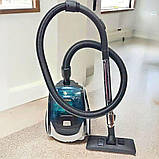 Колбовий пилосос з турбощіткою Crownberg  2600 Вт Пилосос контейнерний без мішка з 4 ступінчастою фільтрацією, фото 8