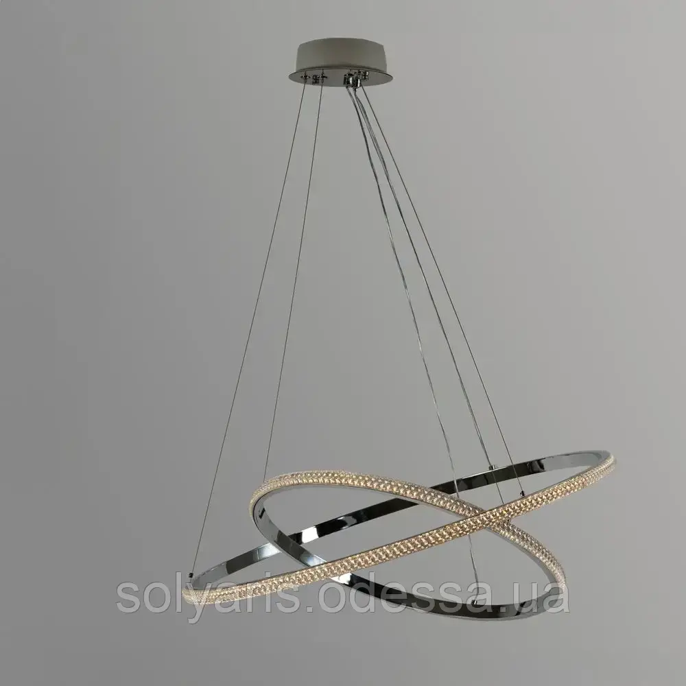 Люстра світлодіодна з пультом керування хром SC-228832A-112W CR, фото 1