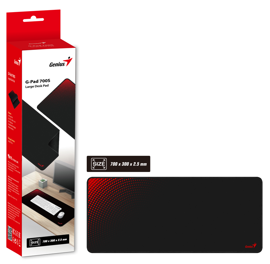 Килимок для мишi Genius G-Pad 700S Black