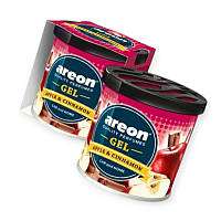 Ароматизатор на панель areon gel 80г "apple cinnamon"