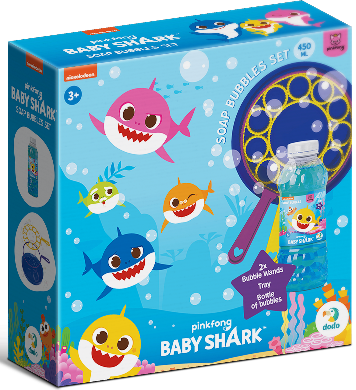 Набір мильних бульбашок Dodo Baby Shark 450 мл