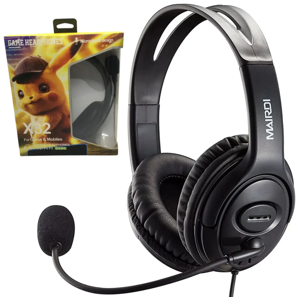 Ігрові навушники з гарнітурою PIKACHU X32, фото 1