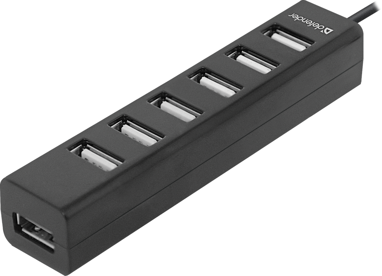 USB-хаб Defender Quadro Swift 7xUSB 2.0 (83203)