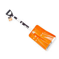 Лопата для снігу 25х85-119 см телескоп, м'яка вставка, алюмінієва трубка з металевою губою LAVITA