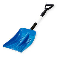 Лопата для снігу 25х86-110см телескоп, морозостійкий пластик, з метал. губою 12 atelie