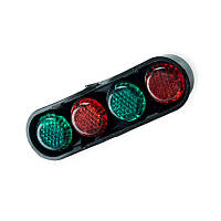 Болти номера - катафоти 2 червоних / 2 зелених