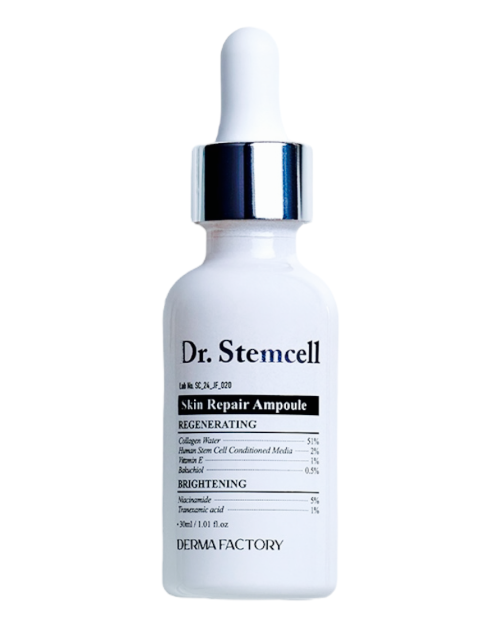 Регенеруюча сироватка від зморшок Derma Factory Dr.StemCell Skin Repair Ampoule 30 мл