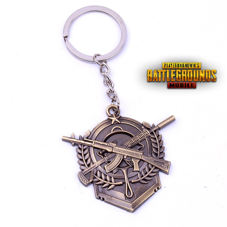 Брелок талісман Логотип із гри PUBG (grandmaster) Брелок 3D, фото 1
