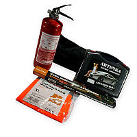 Набір автомобіл. 5пр./сумка/аптечка/знак/вогнегасник/жилет