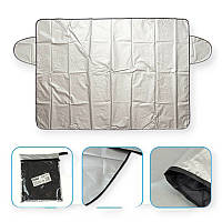 Накидка на лобове скло від замерзання vitol 110х150см xl двошарова прямокутна