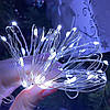 Гірлянда штора від USB, 3x3м, 360LED + пульт, Холодний білий / Новорічна LED гірлянда / Світлодіодна гірлянда, фото 7