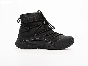 Чоловічі зимові кросівки з хутром Nike ACG Air Terra Antarktik Gore-tex Black чорні водонепроникні, фото 3
