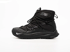 Чоловічі зимові кросівки з хутром Nike ACG Air Terra Antarktik Gore-tex Black чорні водонепроникні, фото 1