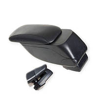 Підлокітник - універсальний пластик/шкірозамінник vitol зсувний чорн/чорн.