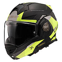 Мотошолом LS2 FF901 Advant X Oblivion Matt Black Hi-Viz Yellow (S)