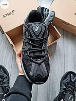 Зимові Чоловічі Кросівки Asics Gel-Sonoma 15-50 Gore-Tex / Асікс Гел-Сонома 15-50 Гор Текс Чорні з Сірим, фото 5