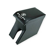 Підлокітник skoda octavia tour чорний з вишивкою (шкірозамінник) Автокомфорт