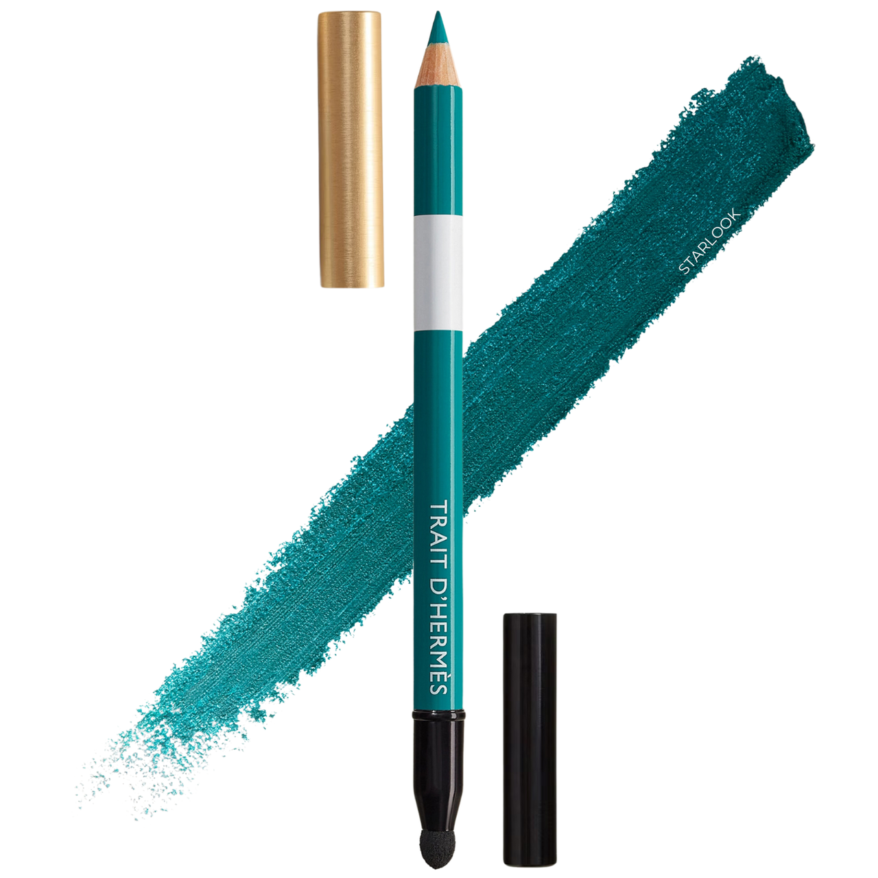 Бірюзовий олівець для очей Hermes Trait D'Hermès Eye Pencil 55 Vert Paon без коробки 1.2 г