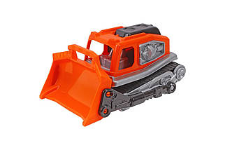 KM9680T Іграшка Бульдозер жовтогарячий ТехноК, фото 3