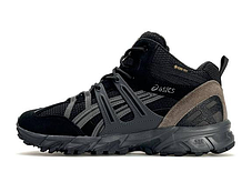 Чоловічі зимові кросівки на хутрі Asics Gel-Sonoma 15-50 Gore-tex Black чорні водонепроникні, фото 3