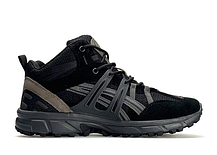 Чоловічі зимові кросівки на хутрі Asics Gel-Sonoma 15-50 Gore-tex Black чорні водонепроникні, фото 6