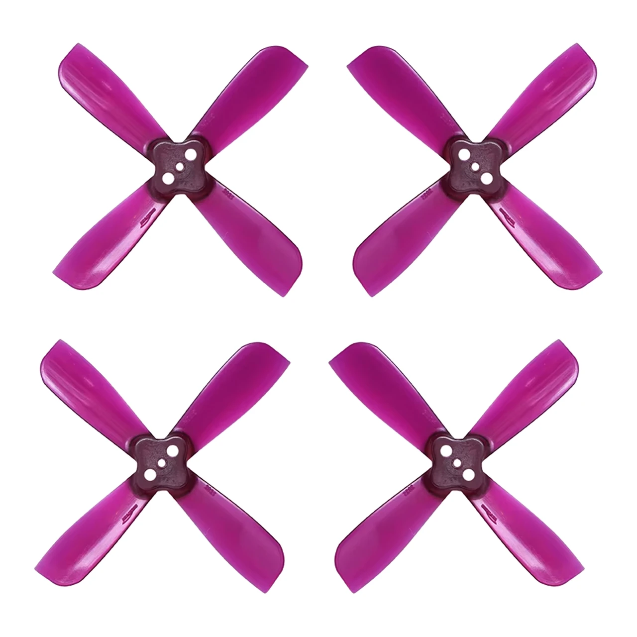 Gemfan 2035BN 52 мм 4 лопаті (1,5 мм вал) для дронів 2S FPV |Сetus X, Meteor85, Mobula8| (4 шт, Clear Purple)