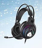 Навушники Celebrat GM-3 GAMING LED Black, фото 3