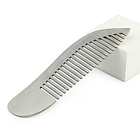 Титановий гребінець чоловічий кишеньковий для бороди, вусів та волосся Titanium VER875