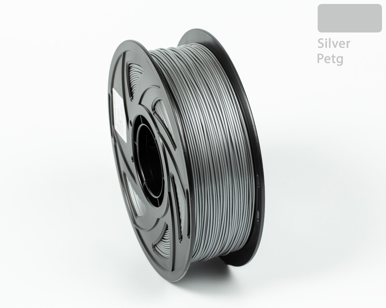 Пластик філамент для 3D-друку UA3D PETG Silver, 1.75мм, 1кг, Сріблястий