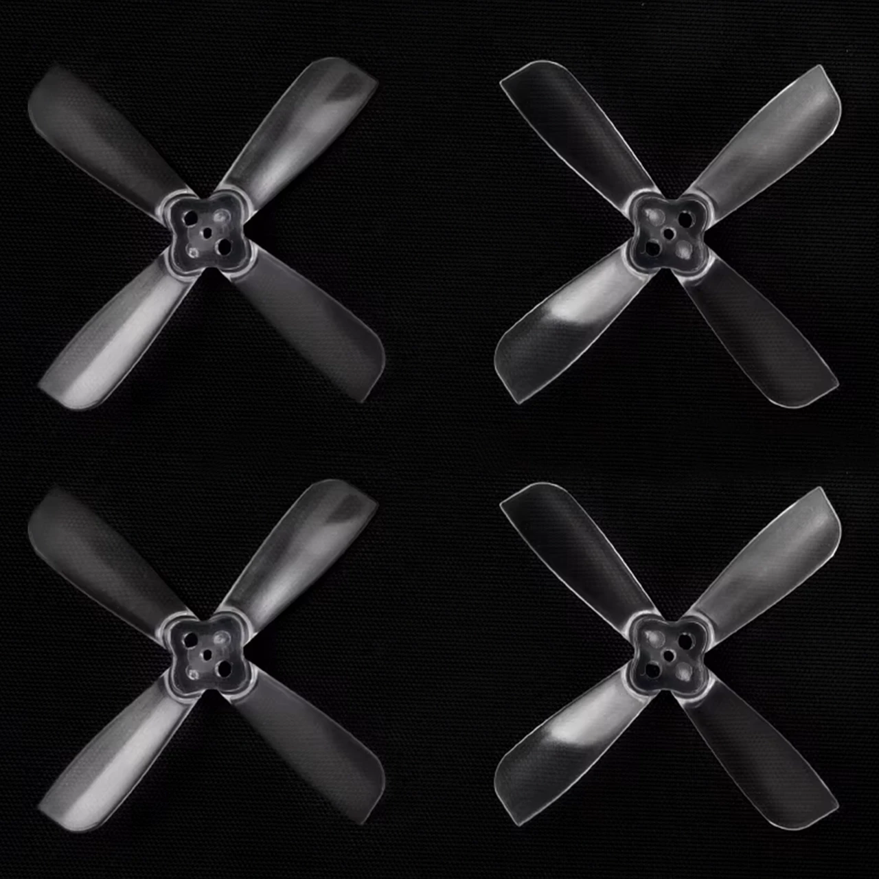 Gemfan 2035BN 52 мм 4 лопаті (1,5 мм вал) для дронів 2S FPV |Сetus X, Meteor85, Mobula8| (4 шт, Clear)