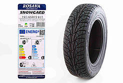 Шина 195/65R15 зима 91T "Rosava" Snowgard (под шип)