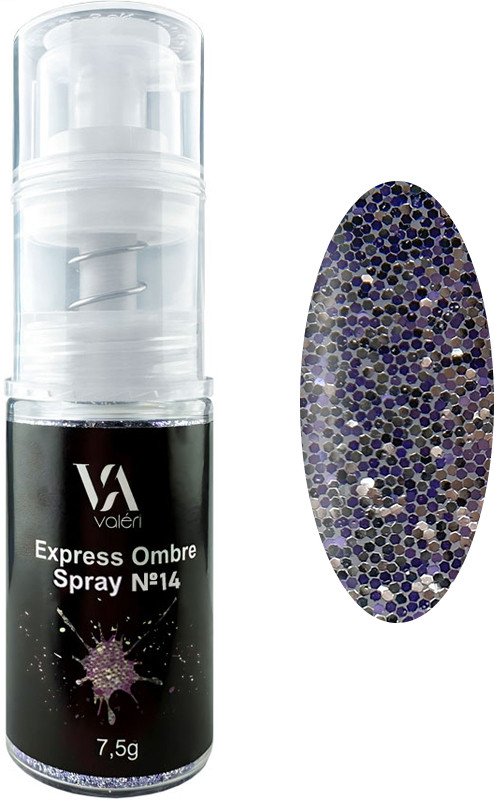 Спрей для ефекту омбре No14 Express Ombre Spray Vaлерi, 7,5 г