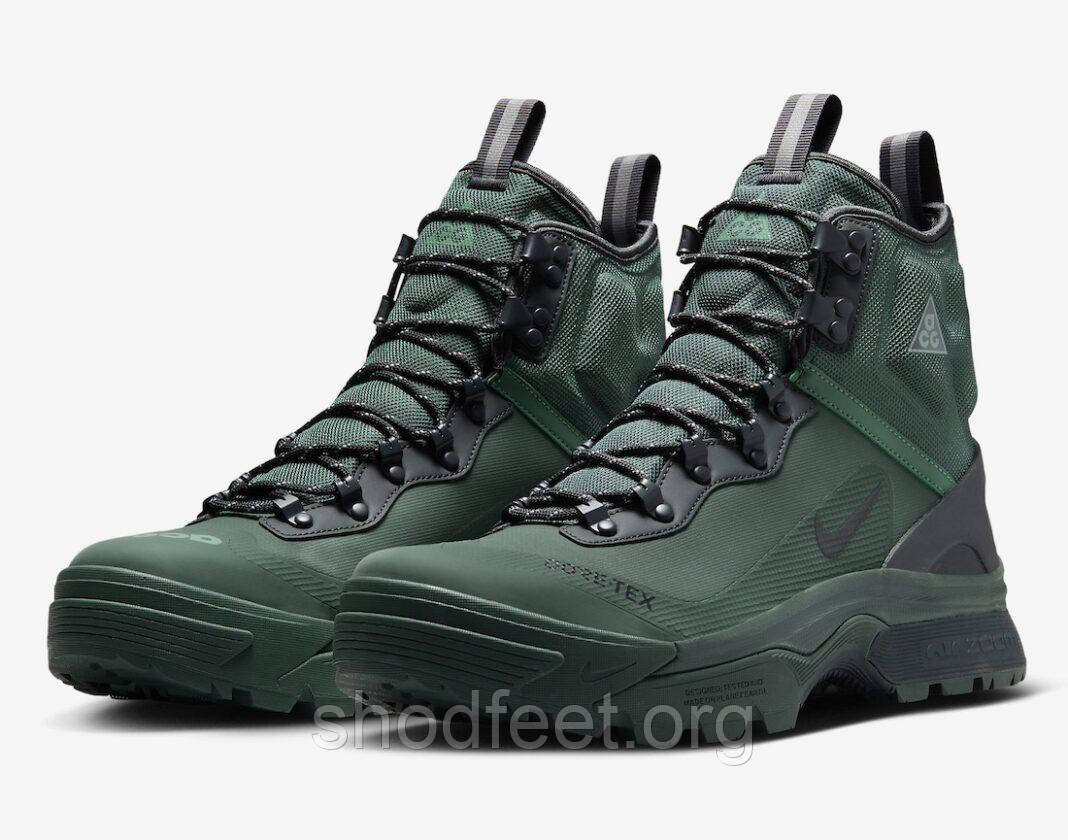 Черевики Nike ACG Zoom Gaiadome Gore-Tex Vintage Green, фото 1