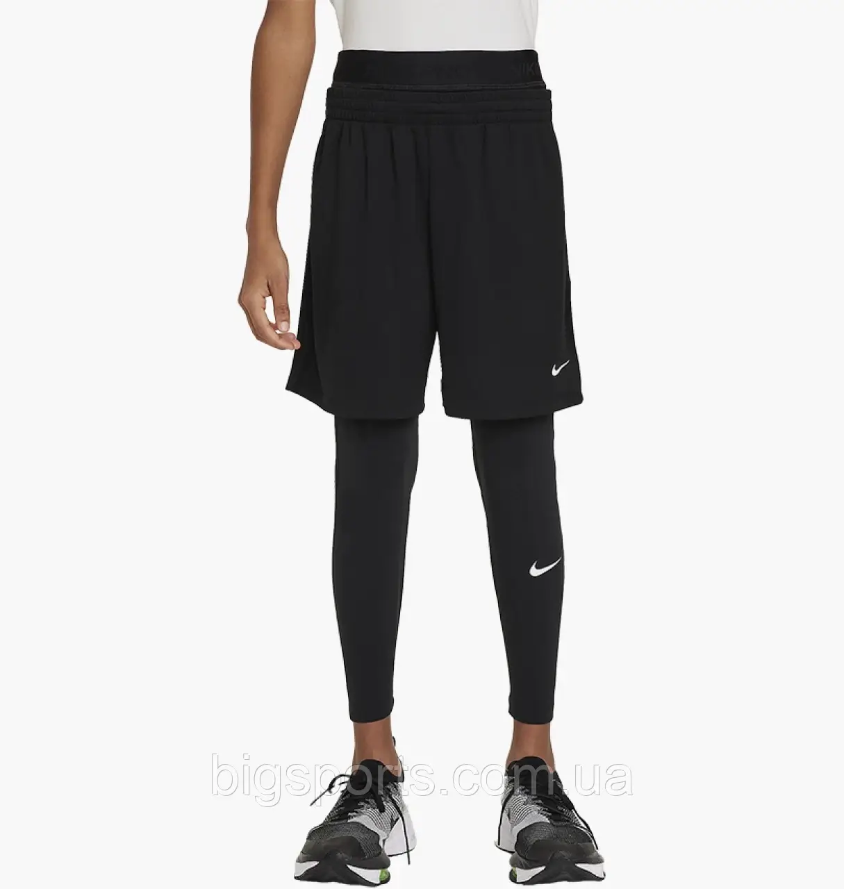 Леггинсы детские Nike Df Tight 24 Black (арт. FJ6821-010)