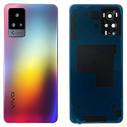 Задня кришка Vivo V21  (Sunset Dazzle Оригінал зі склом камери)