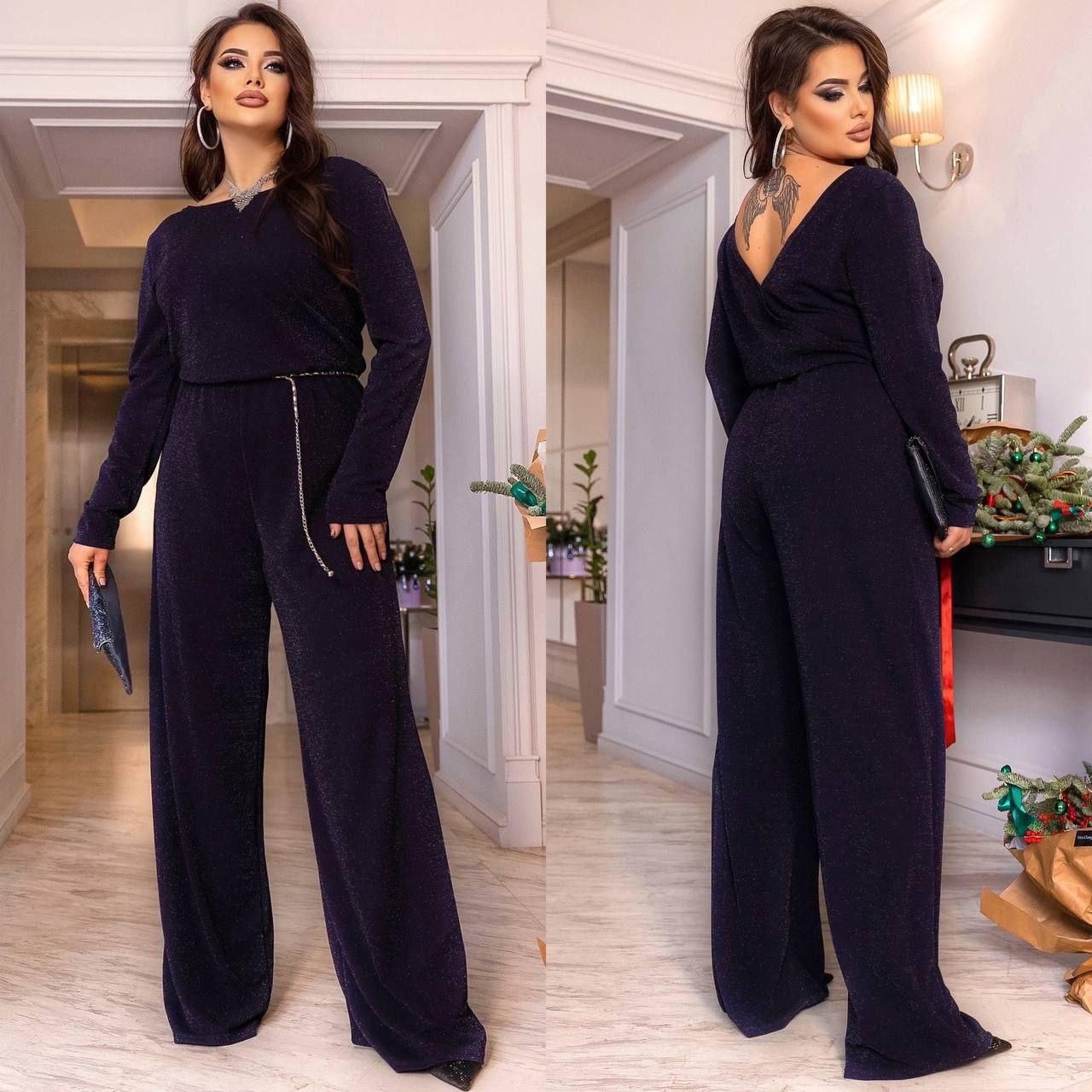 Жіночий комбінезон люрекс, фото 1