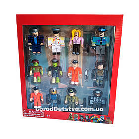 Набір фігурок Roblox 12 героїв фігурки Роблокс зі зброєю та аксесуарами Всесвіт пригод