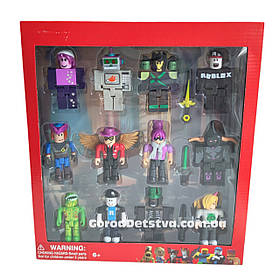 Набір фігурок Roblox 12 героїв фігурки Роблокс зі зброєю та аксесуарами Всесвіт пригод