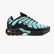 Чоловічі Кросівки Nike Air Max TN Plus Tiffany Black / Найк Аїр Макс ТН Плюс Тіффані Бірюзові з Чорним, фото 3
