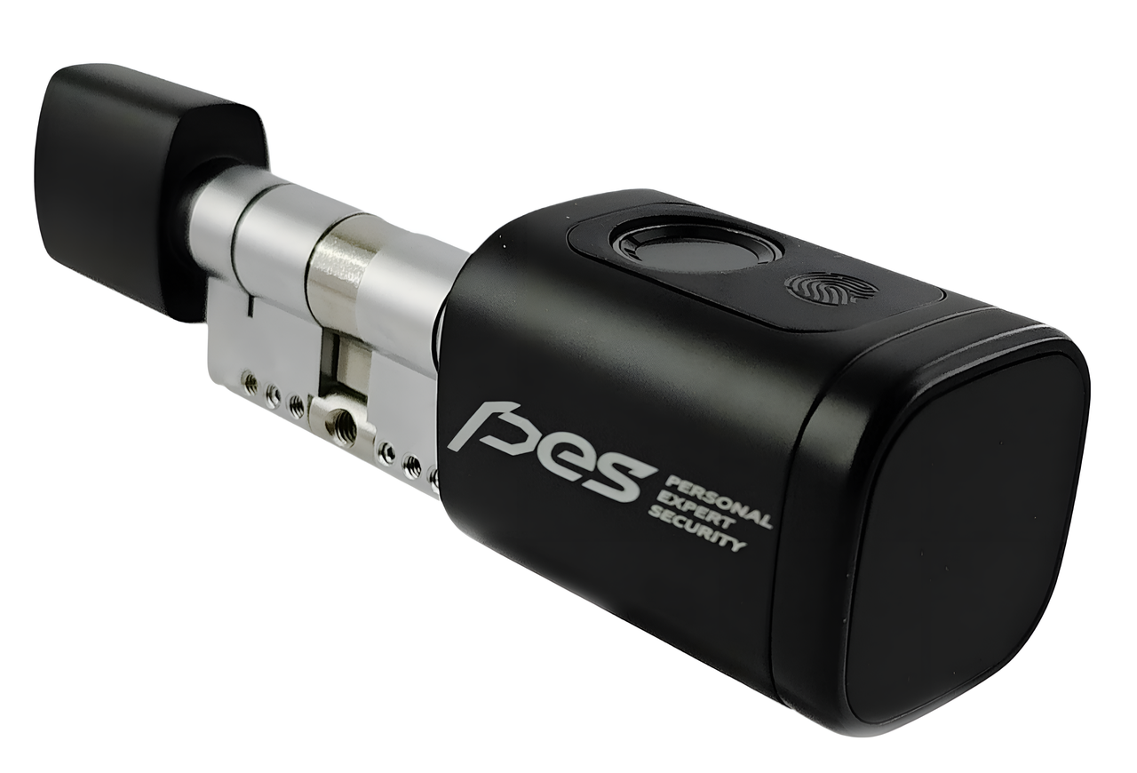 PES Cylinder 3 з клавіатурою та сканером відбитків пальця чорний