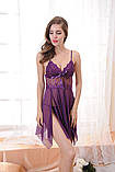 Жіночий пеньюар мереживний – пеньюар для сну, подарунок для жінки, фото 7
