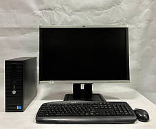 ПК+Монітор HP ProDesk 400 G2.5 SFF/ i5-4590S/ 8GB RAM/ 256GB SSD/ HD 4600+Б-клас HP Compaq LA2405x 24" 1920x1200, фото 3