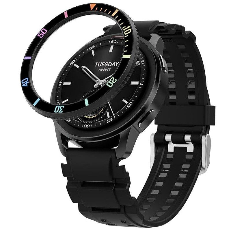 Безель для смарт годинника Xiaomi Watch S3/S4 Multicolor, фото 1
